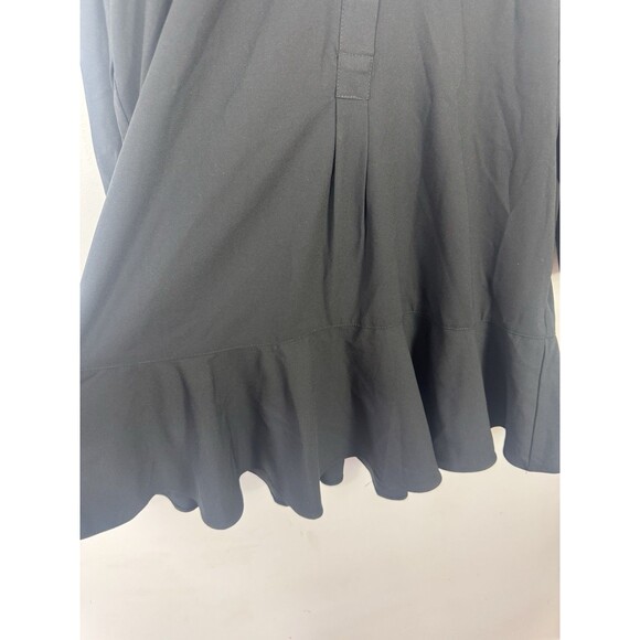 Tuckernuck Pomander Place Callahan Dress Black Crepe Shirt Dress Size L NWT - Picture 7 of 12